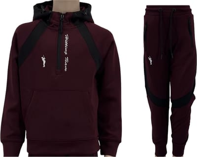 Hitman – Trainingspak Kinderen – Trainingspak Jongens – Joggingpak Jongens - Voetbal Pakje Jongens – Rood – Maat 104 – 3 tot 4 Jaar oud
