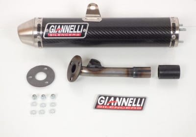 GIANNELLI uitlaatdemper voor Yamaha 125 DTX 2004 tot 2007 54604HF / 54606HF Gloednieuw