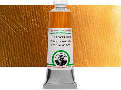 Oil paint Old Holland 40ml – 053 Yellow Ocher Light