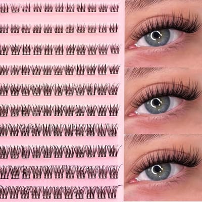 120 Clusters Nepwimpers 8-16 mm – Herbruikbare Natuurlijke Wimperclusters – DIY Cluster Wimpers voor Volle Wimpers