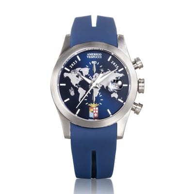 Locman - 0618A02S-00AMVESB - Polshorloge - Heren - Kwarts - Amerigo Vespucci Island Chrono