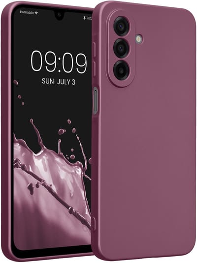 kwmobile metallic telefoonhoesje van TPU - geschikt voor Samsung Galaxy A17 4G / 5G - Flexible case voor smartphone - In metallic lila
