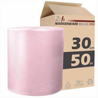 Universele Luchtkussenfolie Rol - Beschermende Verpakkingsmateriaal 30cm x 50m
