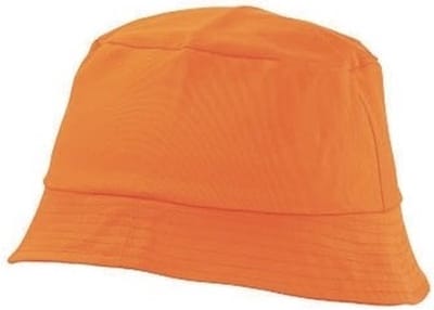 Vissershoedje - 25x - oranje - bucket hat - one size - volwassenen - Koningsdag zonnehoedje