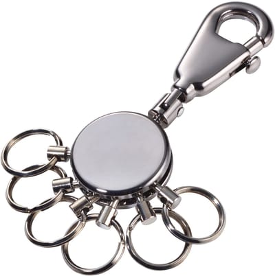 Dailygoods - Sleutelhanger Sleutelorganizer met Karabijnhaak - Geen Chaos Meer!