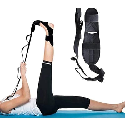 Yoga Rekriem voor Voetrevalidatie Verlichting van Hielspoor Enkelgewricht Correctie Been Training Sportuitrusting zwart