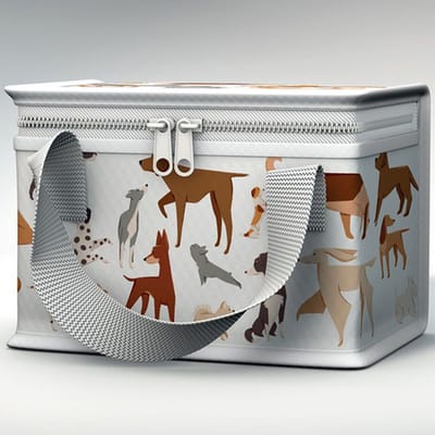 Koeltas Lunchtas Barks Hond RPET Duurzaam - 16x20x13cm