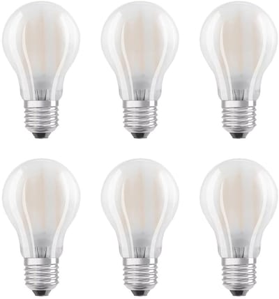 Ledvance LED Lamp Classic A60 E27 - 1.5W 136lm 2700K Mat Glas - Ø45mm - Mini LED Lamp - Voor Accentverlichting & Gezellige Hoekjes - 6 stuks