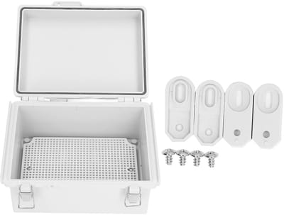 Golden crown - ABS Aansluitdoos - Waterdicht - IP67 - Grijs - Stofdicht - Elektronica Doos voor Binnen en Buiten - 220x170x110 mm