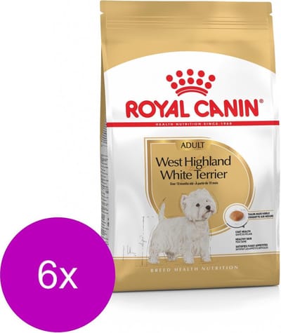 Royal Canin West Highland White Terrier Adult - Hondenvoer - 6 x 1.5 kg