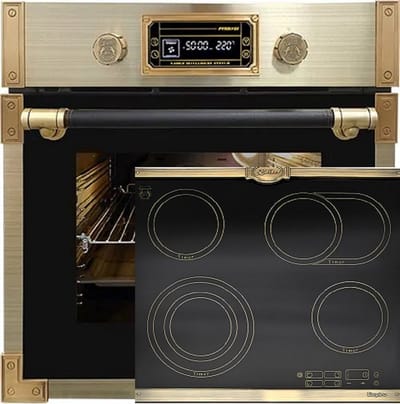 Kaiser Inbouwoven EH 6427 AD 60 cm 73L + KCT 6185 Em inbowelektrische kookplaat 60 cm