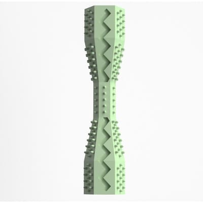 Jouets à mâcher durables pour petits chiens comme outil de nettoyage des molaires pour animaux de compagnie, jouet brosse à dents interactif pour chien vert
