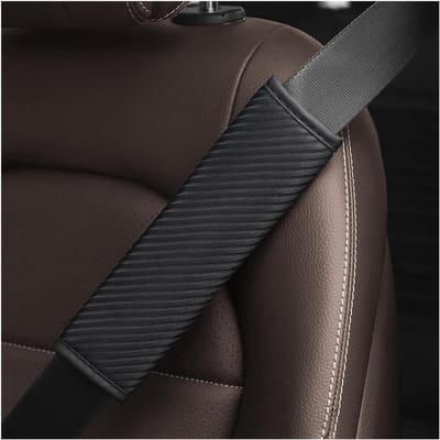 Ademend Autogordelhoes voor Veiligheidsgordel - 2 Stuks Comfort Schouderharnaspads