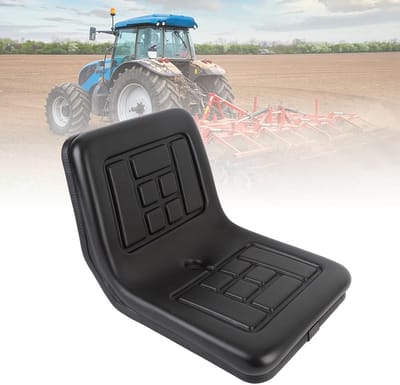 Vervangende stoel - Landbouwstoel Tractorstoel - Comfortabel Werken - Ergonomisch Ontwerp - 55 x 37 x 23 cm - Zwart