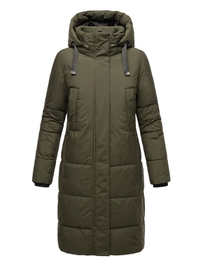 Marikoo dames winterjas Laryaa – lang, warm & met afneembare capuchon