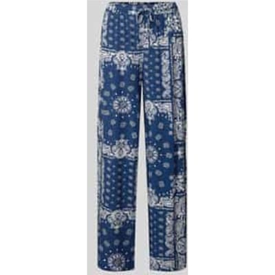 relaxed fit wijdte broek van zuivere viscose model 'KAVI'