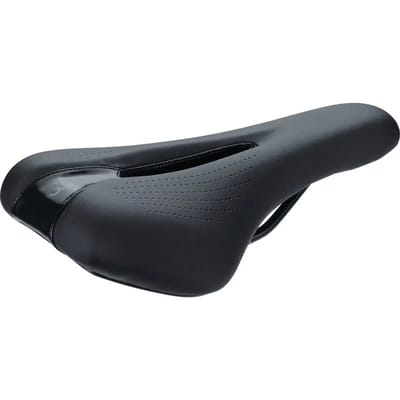 BBB Cycling Sport Comfort 2.0 - Fietszadel Heren en Dames - Fietshouding Sportief 45° - Drukverlagend - 265 x 145mm – Racefiets & Mountainbike – BSD-135