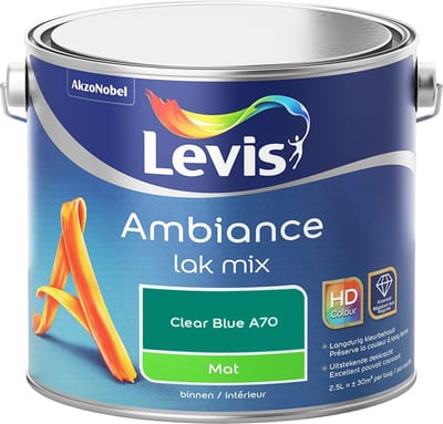 Levis - Ambiance Lak Mat Mix - Clear Blue A70 - Mengverf - 2,5 L