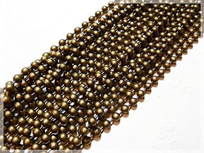 1 Meter Ball Chain Antiek Brons 3mm - Sieraden Maken & DIY Knutselketting