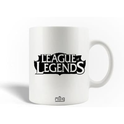 Mug en Céramique League of Legends Logo Noir Blanc