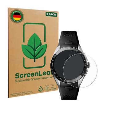 2 Stuks Screenprotector voor TAG Heuer Connected Calibre E5 (45 mm) - Hoogwaardige Beschermfolie transparant