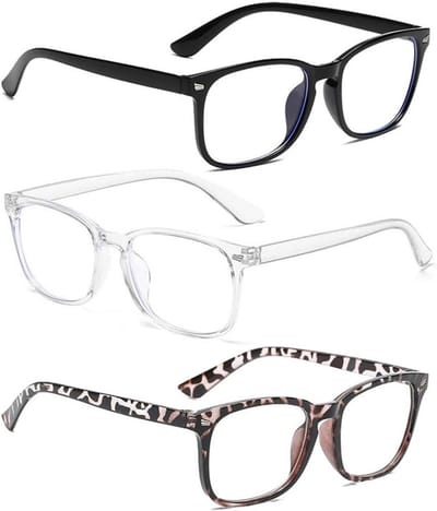 Allecto Plus - Leesbril en anti-blauw licht voor dames en heren - 3 stuks