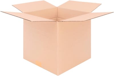 Set van 100 Verhuisdozen en Verzenddozen van Golfkarton 300x300x300 mm
