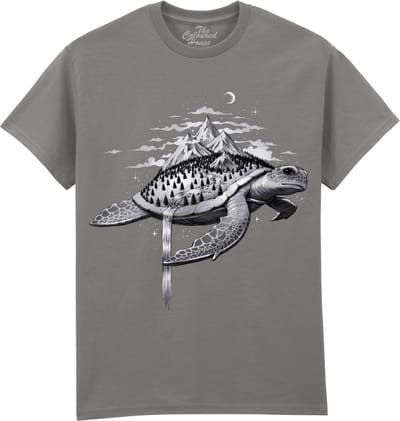 Schildpad Adventure Turtle The Coloured House T-shirt XXL