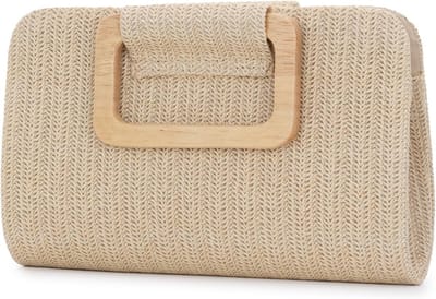 Woven Strandtassen voor Dames - Zomer Strandtassen, Handgemaakte Avondhandtassen en Schoudertassen voor Vakantiegebruik