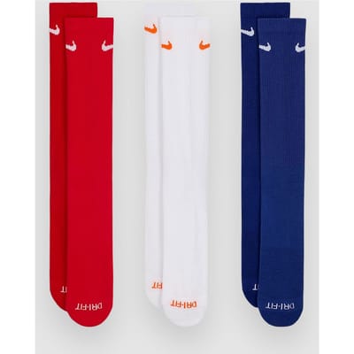 Nike Everyday Cushioned Crew 3 Pack Sokken Unisex - Wit - Maat 34 - 38