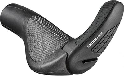 Ergonomische Fietsgreep voor Touring en MTB-fietsen - Klein, Zwart/Grijs