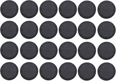 24x leisteen borden I rond I 25x0,5 cm I leisteen langwerpig serveerbord langwerpig sushibord sushibord decoratief bord buffetbord