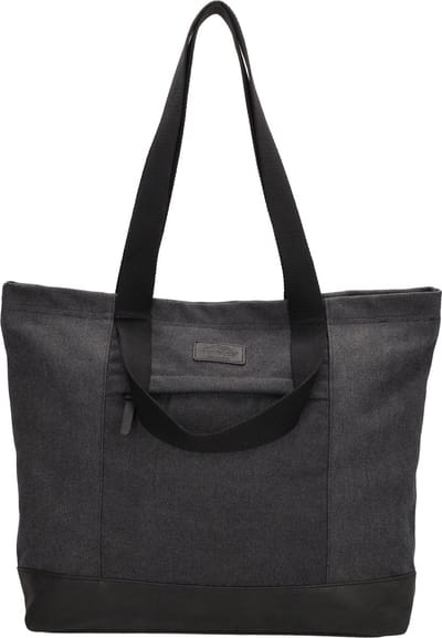 Beagles Originals Mount Fuji Shopper Dames - Schoudertas voor Dames - Handtas van Canvas en Katoen - Zwart