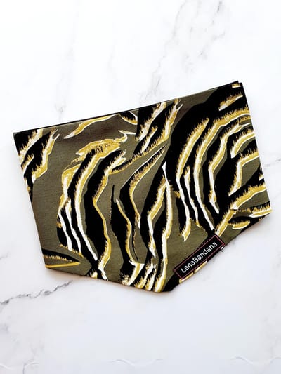 Knoopbandana | Classy Khaki maat S