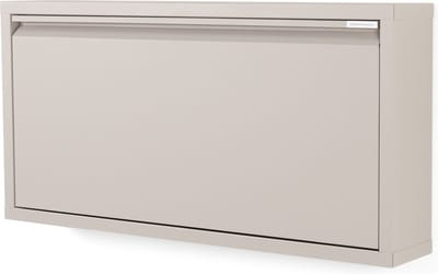 Spinder Design schoenenkast Billy 1 - Silky Taupe - 3 paar schoenen - Staal