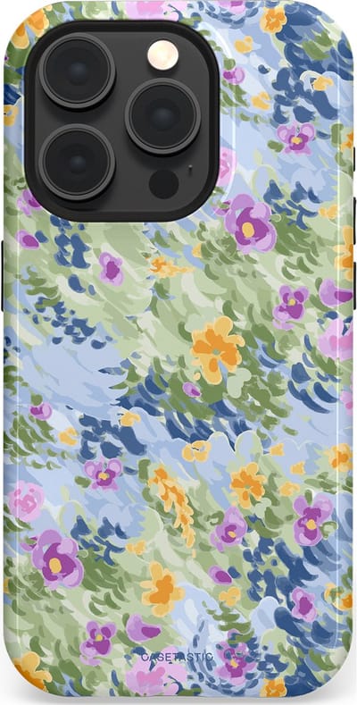 Casetastic Hoesje Geschikt voor Apple iPhone 15 Pro Magsafe - Stijlvolle Beschermende Duo-layer Case - Vijver briesje