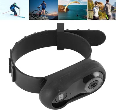 Huisdier Halsband Camera - Hond Kat Camera - Huisdier Activiteiten Vastleggen - 170 Graden Groothoek - 1080P Resolutie - Zwart