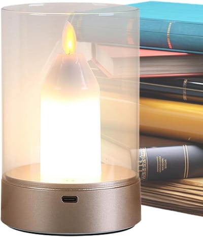 Nachtlampje, aanraaksensorlamp, 3 helderheidsstanden, sfeerverlichting, 13 x 8,5 x 8,5 cm, draagbaar ontwerp, perfect voor kinderkamers, woonkamerdecoratie, bars en ontspannende ruimtes