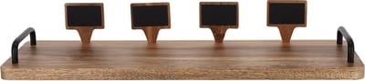 JENS Living Proefplank Sep - Serveerplank - Met kaartjes - 45 x 15 x 7,5 cm