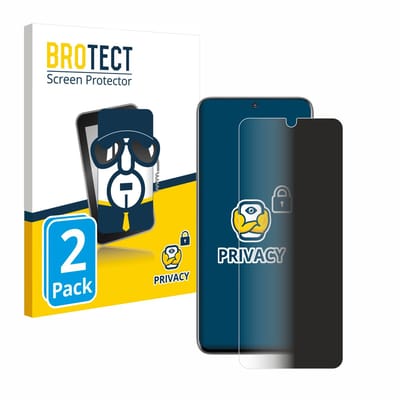BROTECT - privacy screenprotector voor Samsung Galaxy S20 - Folie Beschermfolie Blauwlichtfilter 2 Stuks