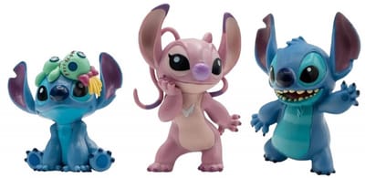 Bullyland 12591 – Speelfiguur en verzamelfiguur Stitch (Disney’s Lilo & Stitch - 3 figuurtjes) – ca. 5,5 cm – levensecht en detailrijk vormgegeven – ideaal als taartfiguur en klein cadeautje voor kinderen vanaf 3 jaar.