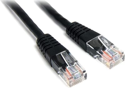 LOGON UTP Cat.5e netwerkkabel 0,5 m Cat5e Zwart