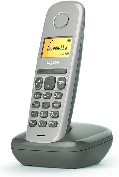 Draadloze DECT Huistelefoon - Bruin - Eco-vriendelijk