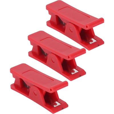 3 stuks PTFE buissnijder 18 tot 34 inch snijcapaciteit zachte buissnijder voor nylon PVC PU pijp red