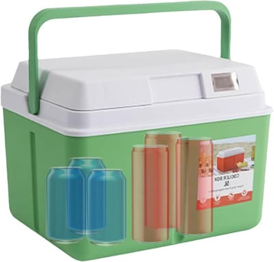Draagbare Koelbox - Isolerende Box - Outdoor Avonturen - Hoge Dichtheid Isolatie - 5 Liter Capaciteit - Groen