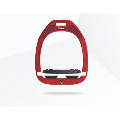 Bordeaux/ Zwarte /Zwarte Grip Hoekige Beugels Flex-On Green Composite