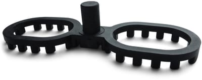 Afstandhouders Terrasplanken - Terrasbouw Hulpmiddel - Professioneel Terras Leggen - Gelijkmatige Plaatsing - 7 mm - Zwart