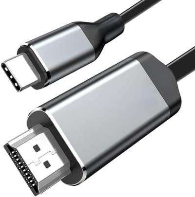 Dailygoody - USB C naar HDMI Kabel 2m - 4K 30Hz - Geschikt voor Laptops, Smartphones en TV's