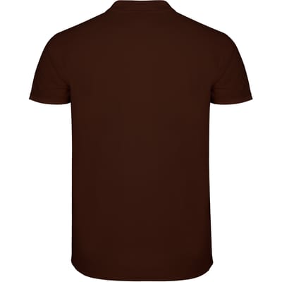 Roly Heren Ster Poloshirt (Chocolade)