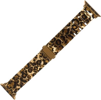 Fungus - Smartwatch bandje - Geschikt voor Apple Watch 38 / 40 / 41 mm - Series 1 2 3 4 5 6 7 8 9 SE iWatch - Hars - Schakel - tijger